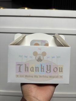 Disneyland Inspired gable Boxes Favor Boxes Disneyland Baby land Thank You Favor Boxes Custom
