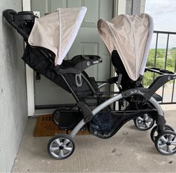 3 in 1 DOUBLE STROLLER