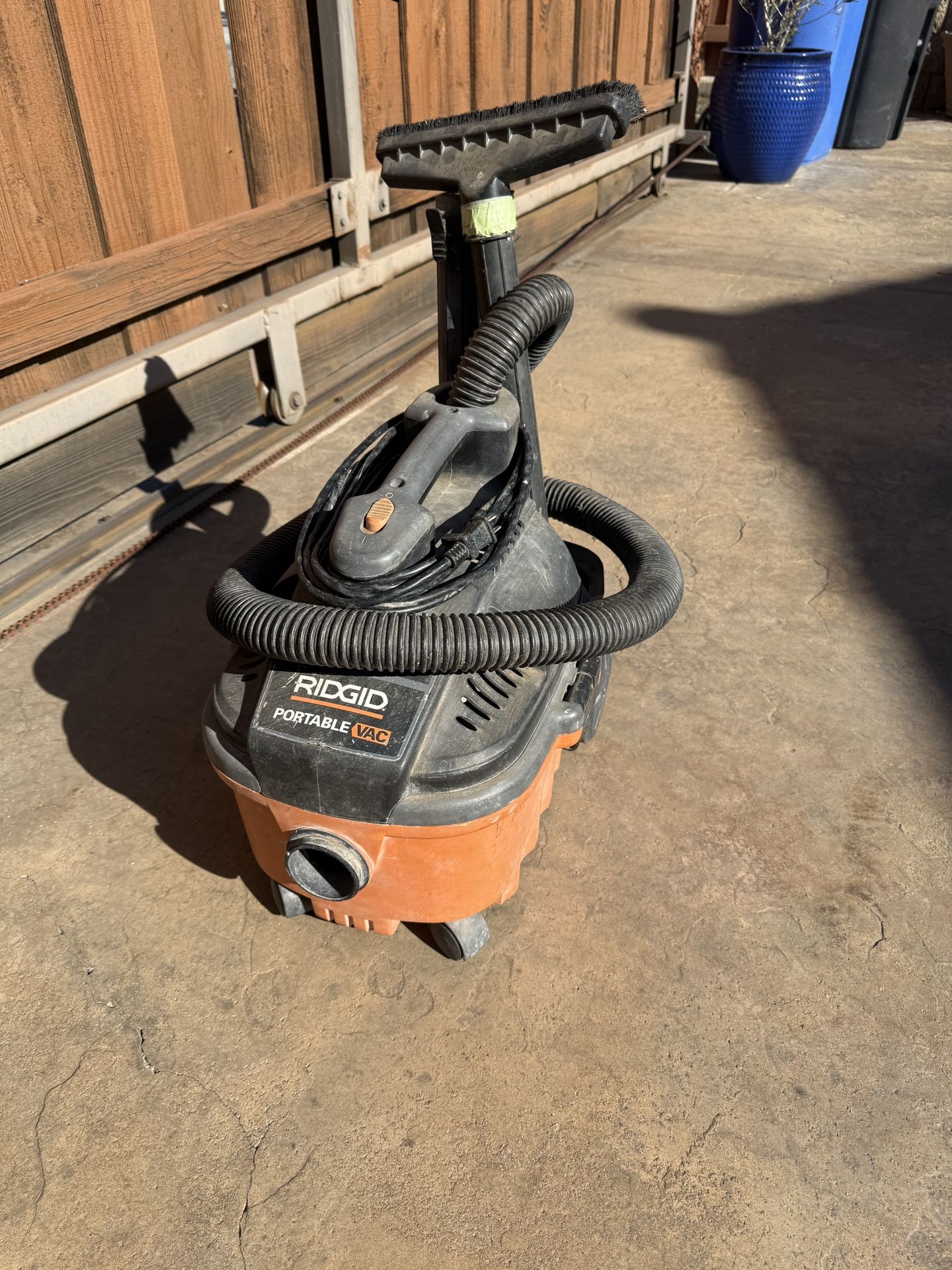 Rigid Shop Vac 5hp 4gal