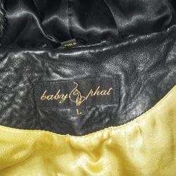 Babyphat 100% Hooded Fur Coat/jacket