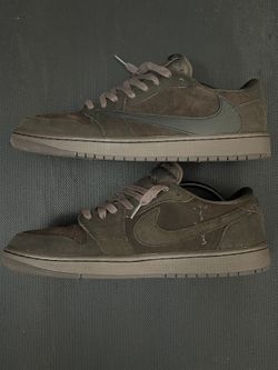 Size 13 Jordan 1 Low Travis Scott Velvet Brown