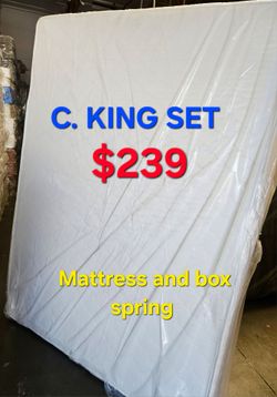 Brand New  King Set $239 >> Mattress And Box Spring