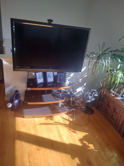 Tv Stand With  48inch Non Smart TV $100