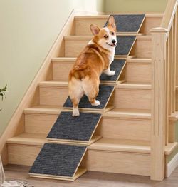 6 Pack Dog Ramp for Stairs Adjustable