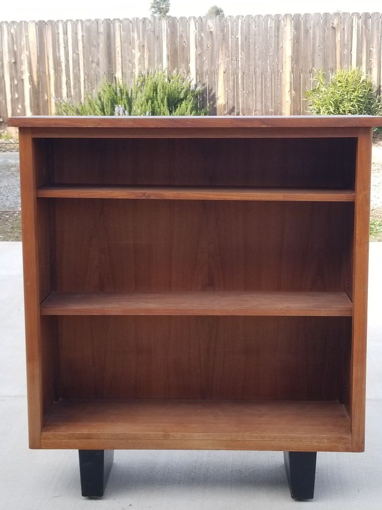 Wood storage/book shelf