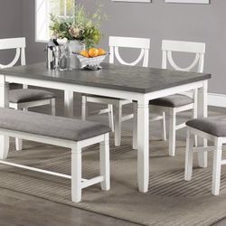 Dining Table Set With Bench