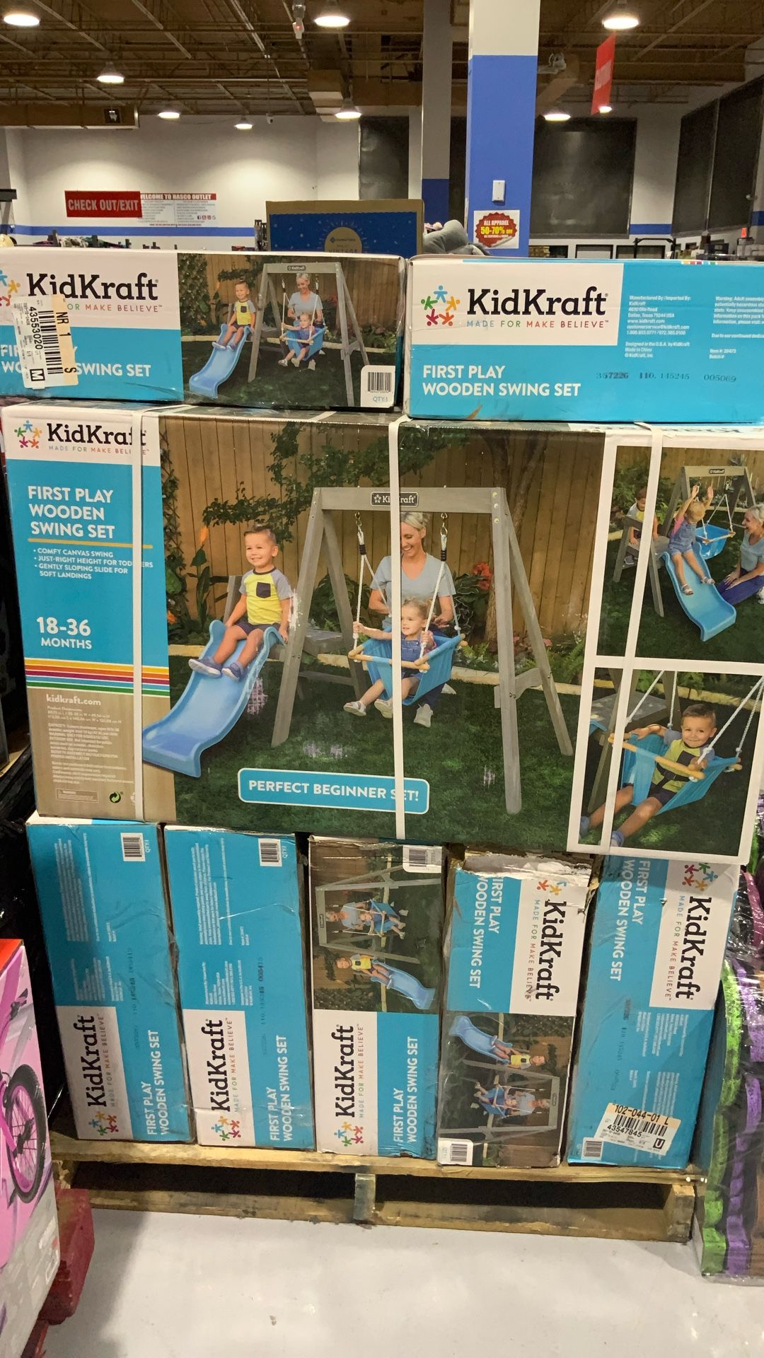 Kidkraft Wooden Swing Set