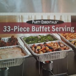 Party Essentials 33 Piece Buffet Serving Set