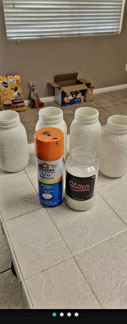 Jars Glue And Glitter All For $15