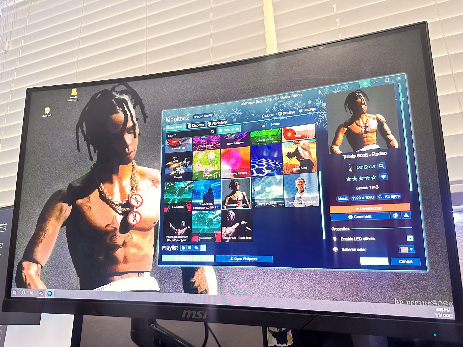 MSI - Optix MAG24C 24" LED Curved FHD FreeSync Monitor - Black/Red