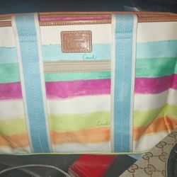 Colorful Authentic Coach Bag