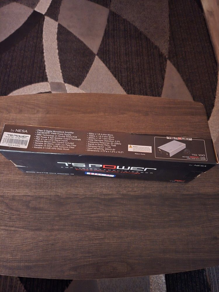 Class D Mono Amplifier 