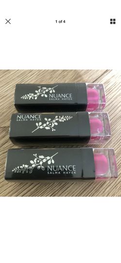 Lot 3 Nuance Selma Hayek plumping Lipstick 630 lotus pink