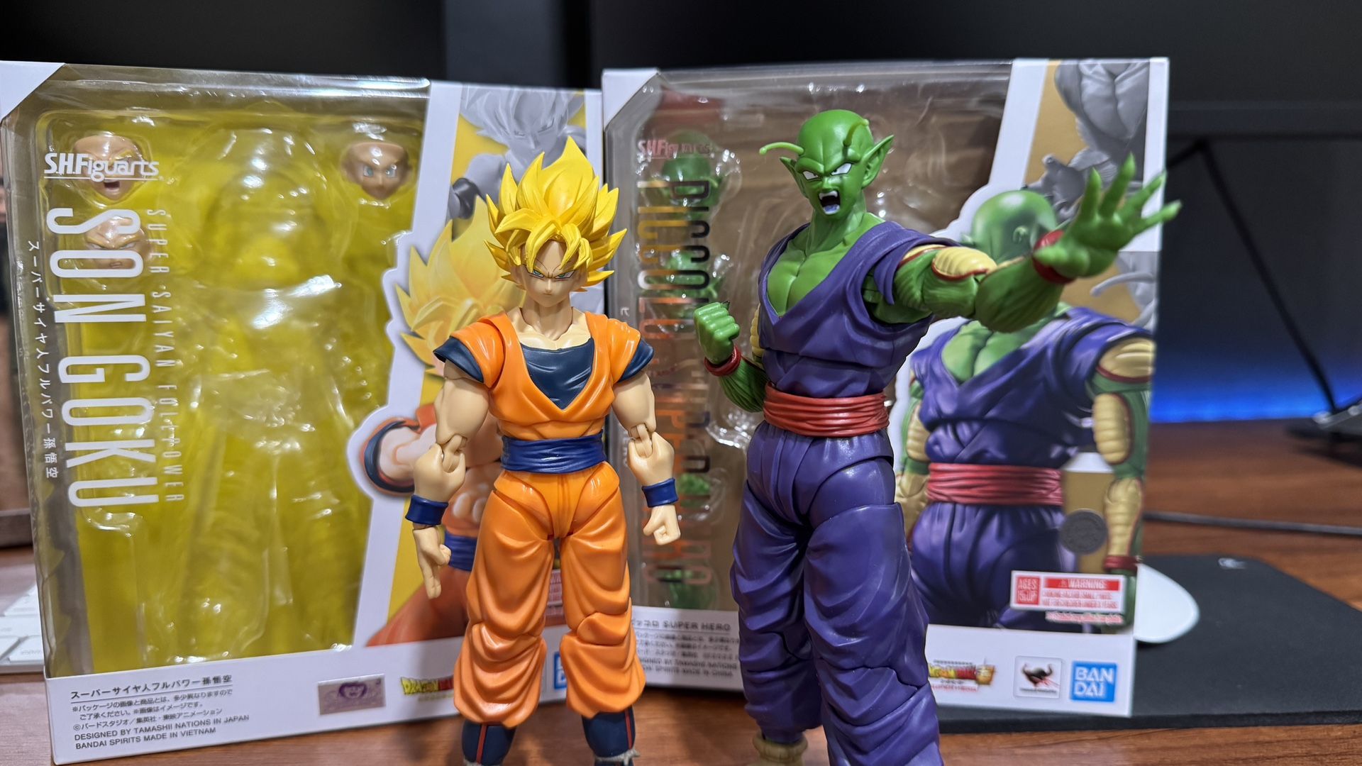 SHF Ssfp Goku & Piccolo Super Hero