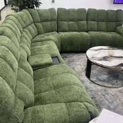 New Luxury Power Recliner Sectional Couch! Free Delivery 🚚! 