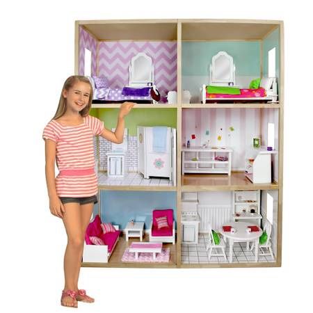 Wicked Cool Toys My Girl's Dollhouse for 18'' Dolls Modern Style
