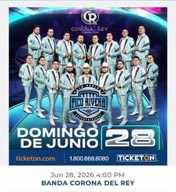 6 boletos VIP $130 cada uno