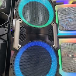 10500w Led Bluetooth Rechargable Speaker With Wireless Mic And Remote Control Pickup Only 