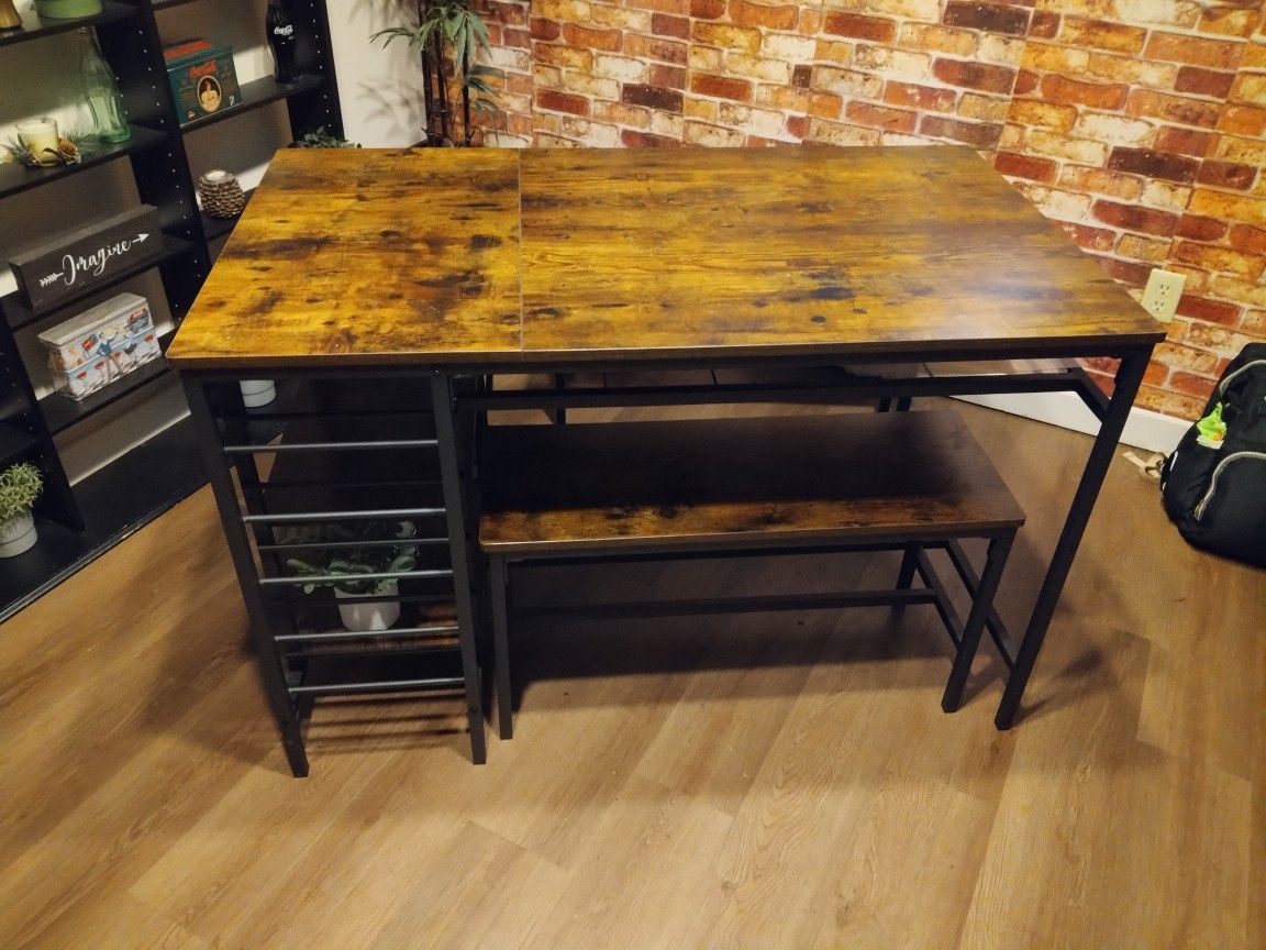 Bar Style Table