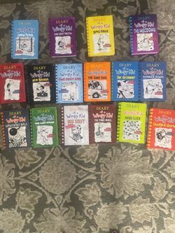 Lot of Diary of a Wimpy Kid 15 books