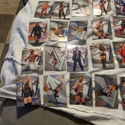 Tops Finest Wrestling Cards