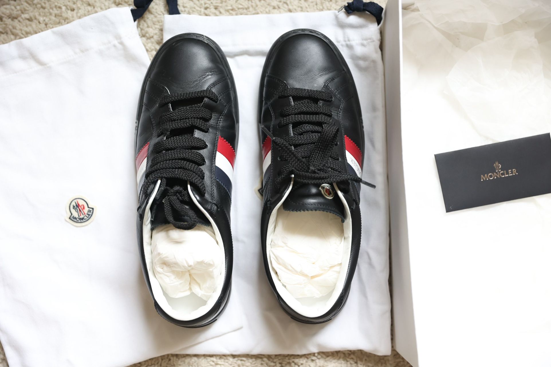 Men’s Moncler New Monaco Low Top Sneakers