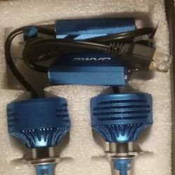 Size H7 LED Headlight Bulbs, 6000K White Super Bright LED Conversion Kit No Adapter Required Easy Install, Replacement Halogen Light Bulb, Pack of 2 (