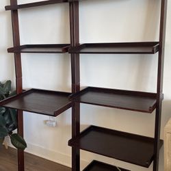 Leaning Ladder Desk & Bookshelf 