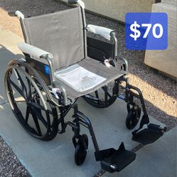 New Medline Wheelchair With 20 Inch Seat
