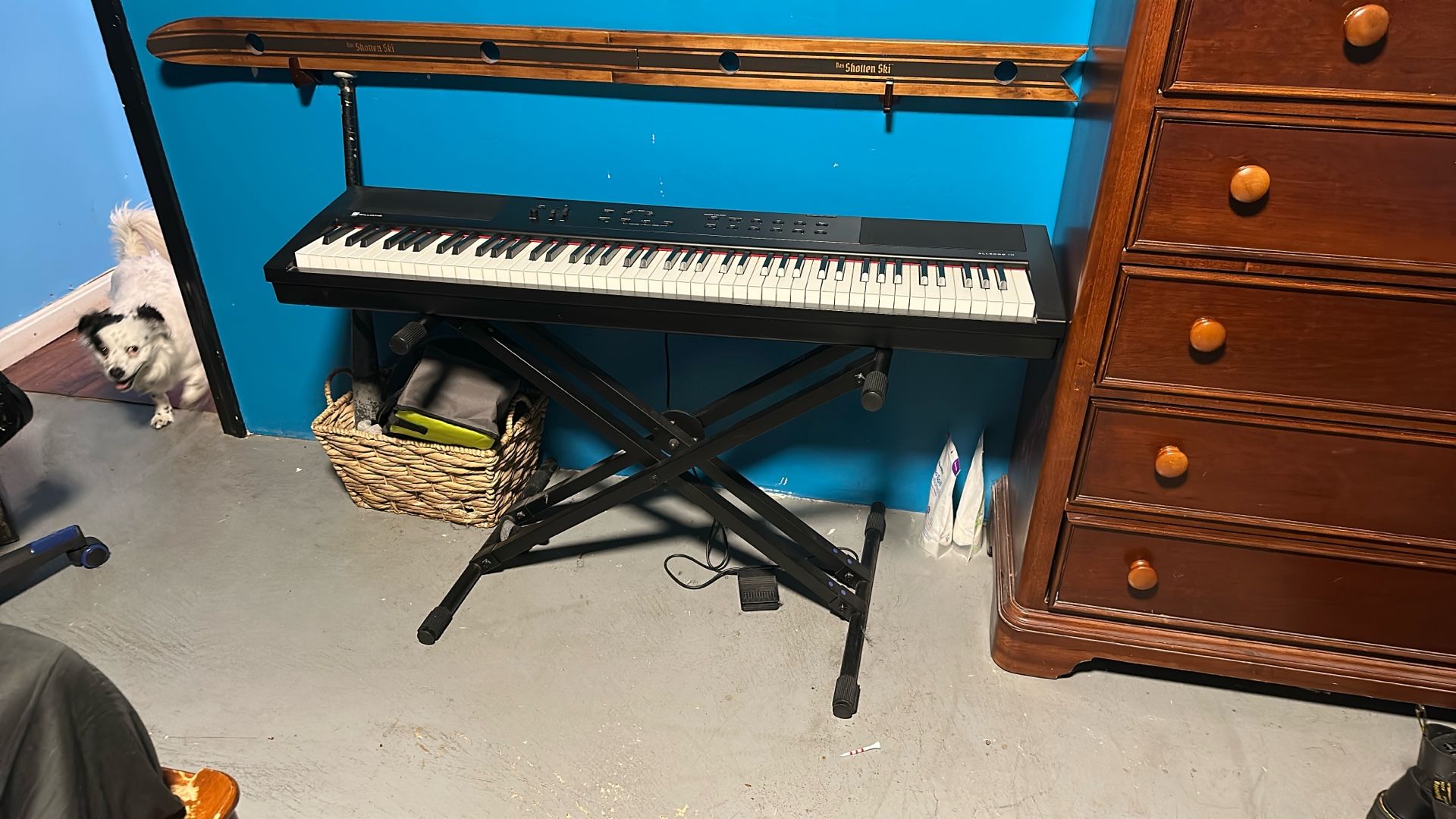 Piano with Stand