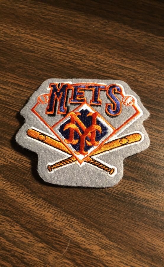 NY Mets Embroidered Patch, History of the Mets! Great Framing or Jacket Patch!