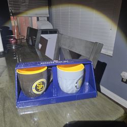 Padres Mugs. Set. Sweater Mug Set