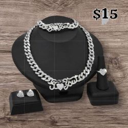 Set Completo De Joyeria  En Baño De Oro A $15 Cada Set