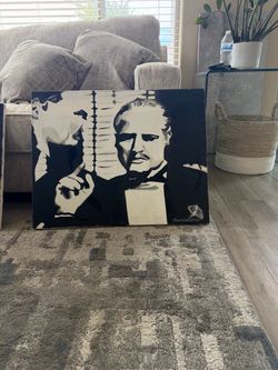 Godfather oil Painting. Wall art