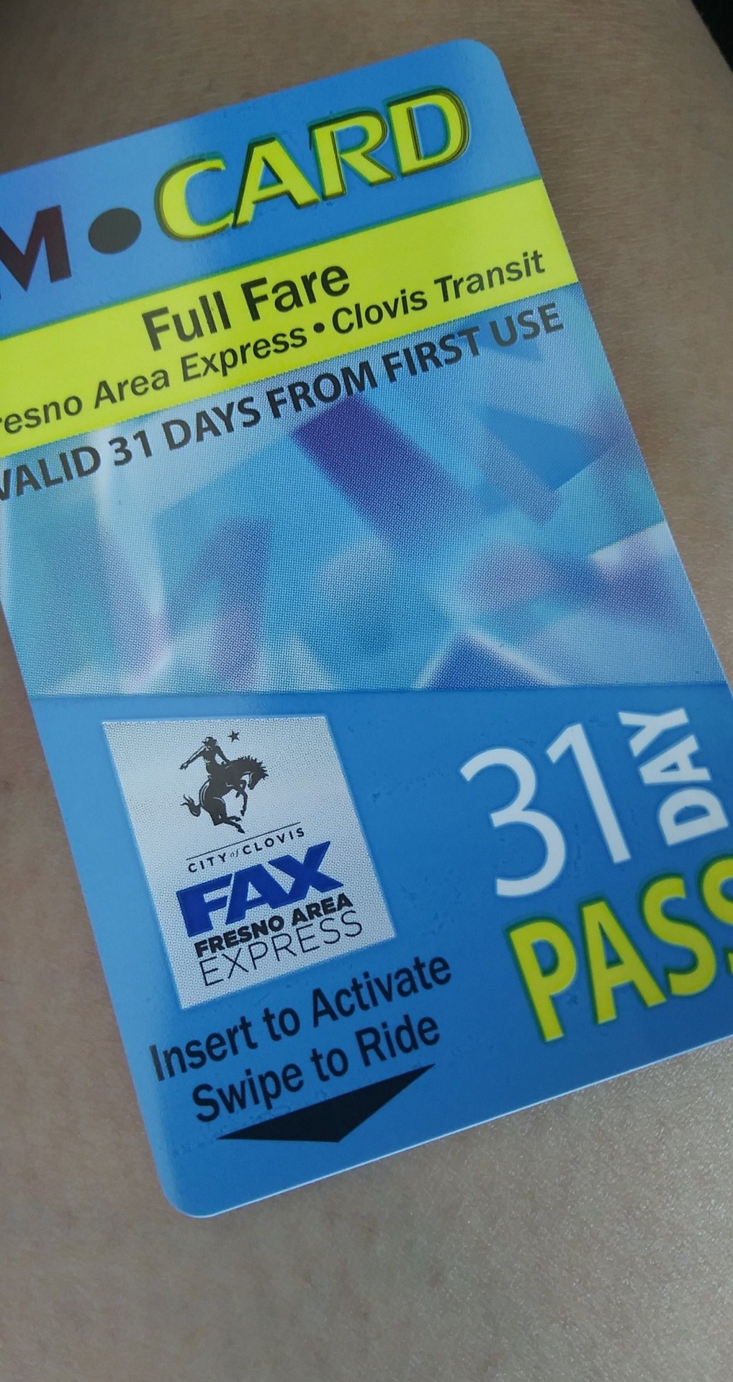 Bus pass