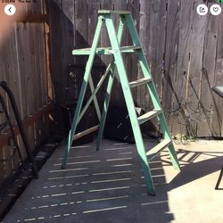 Old wooden ladder