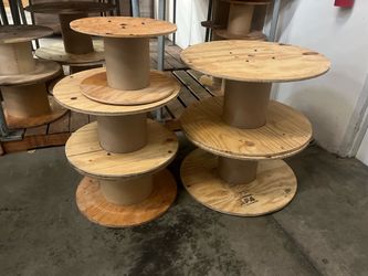 Large Wooden Cable Spools / Wire Reels