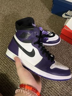 Jordan 1 Court Purple