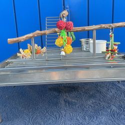 Table Top Bird Play Pens - Stainless Steel! Very High End Item ! Always Looks Great, Will Ship… 👍🏼💯💯