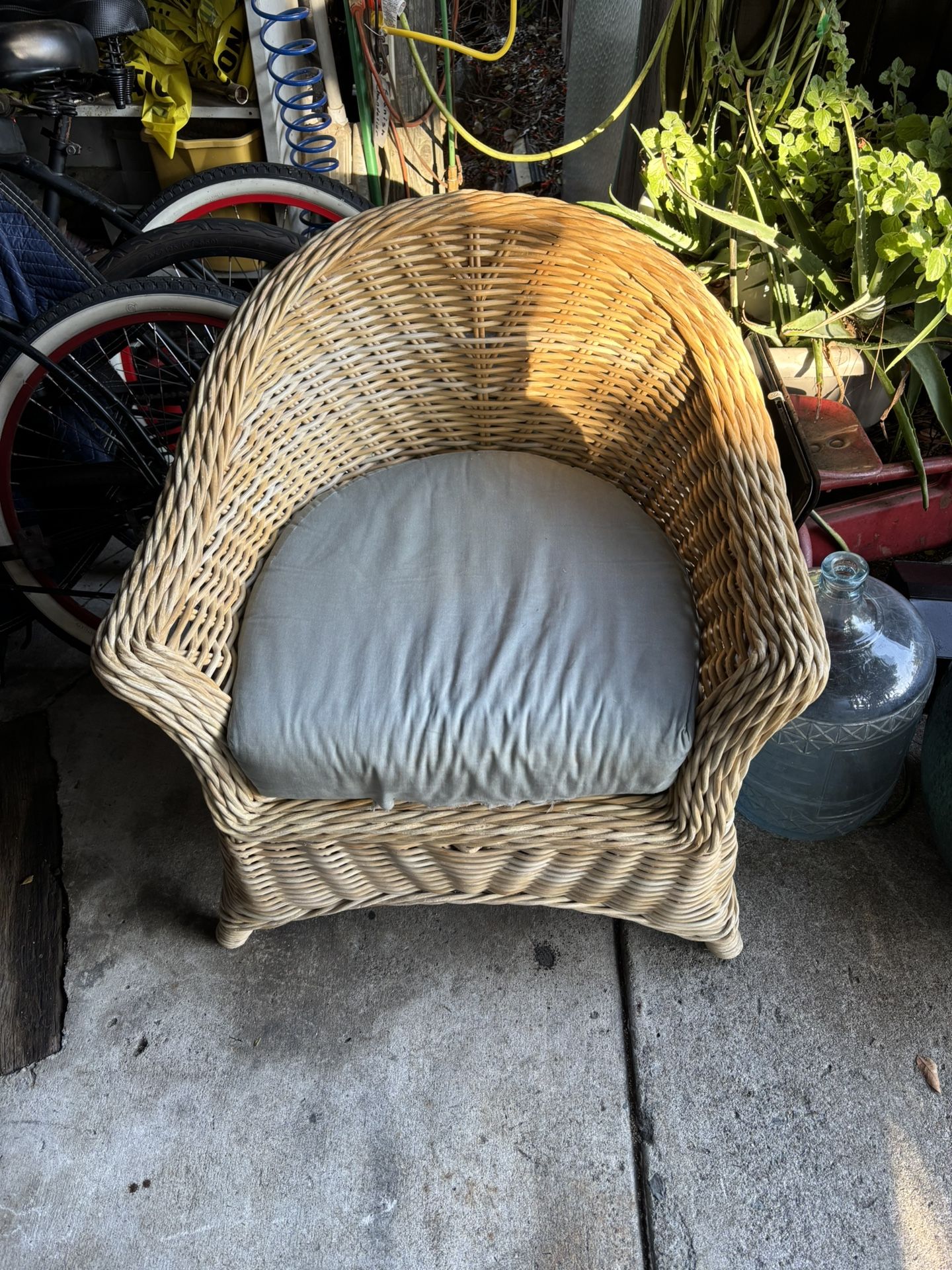 Old Wicker Chair