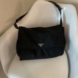 Prada Nylon Messenger Bag