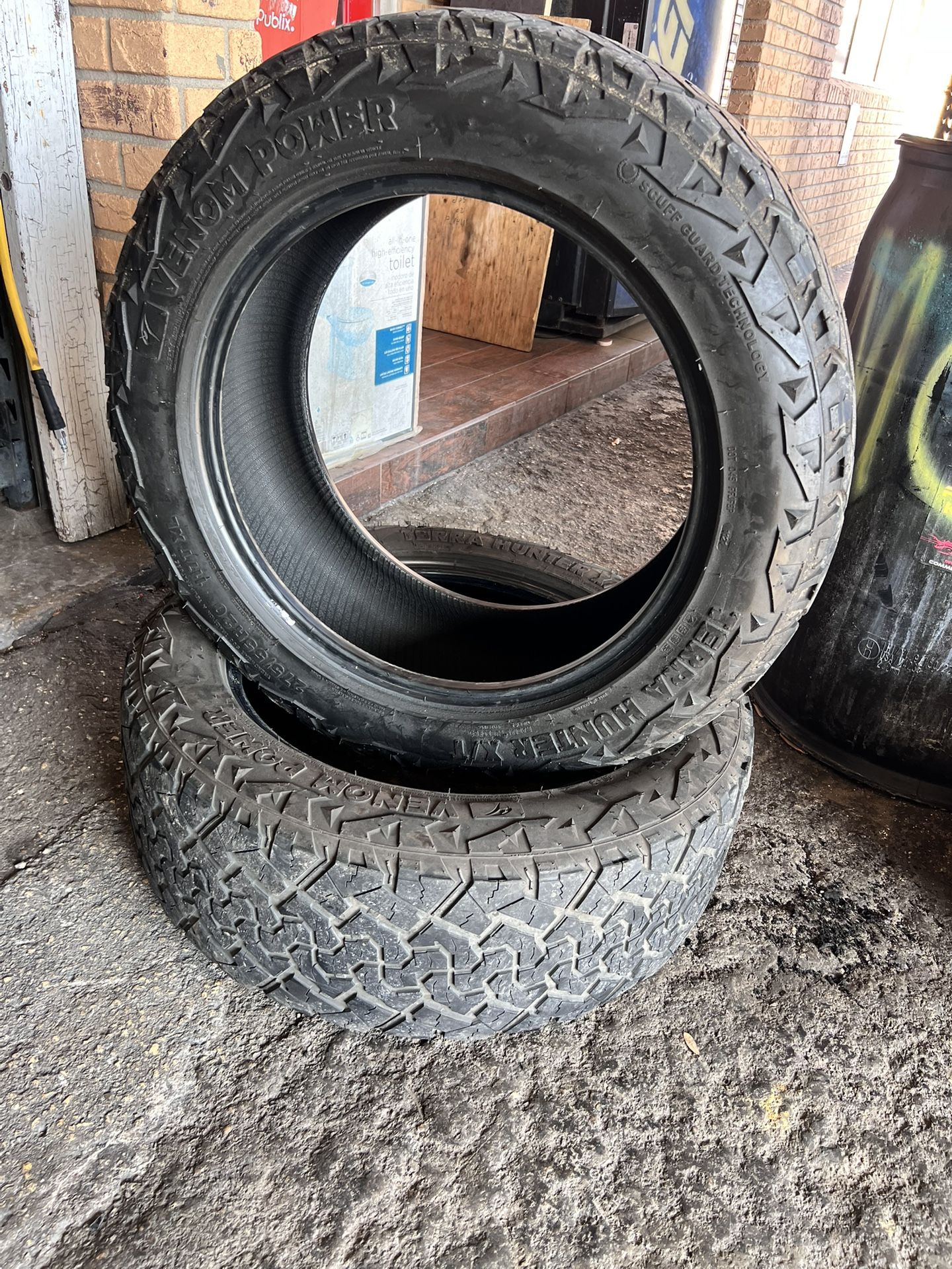 275/55/20 Two Used Tires π