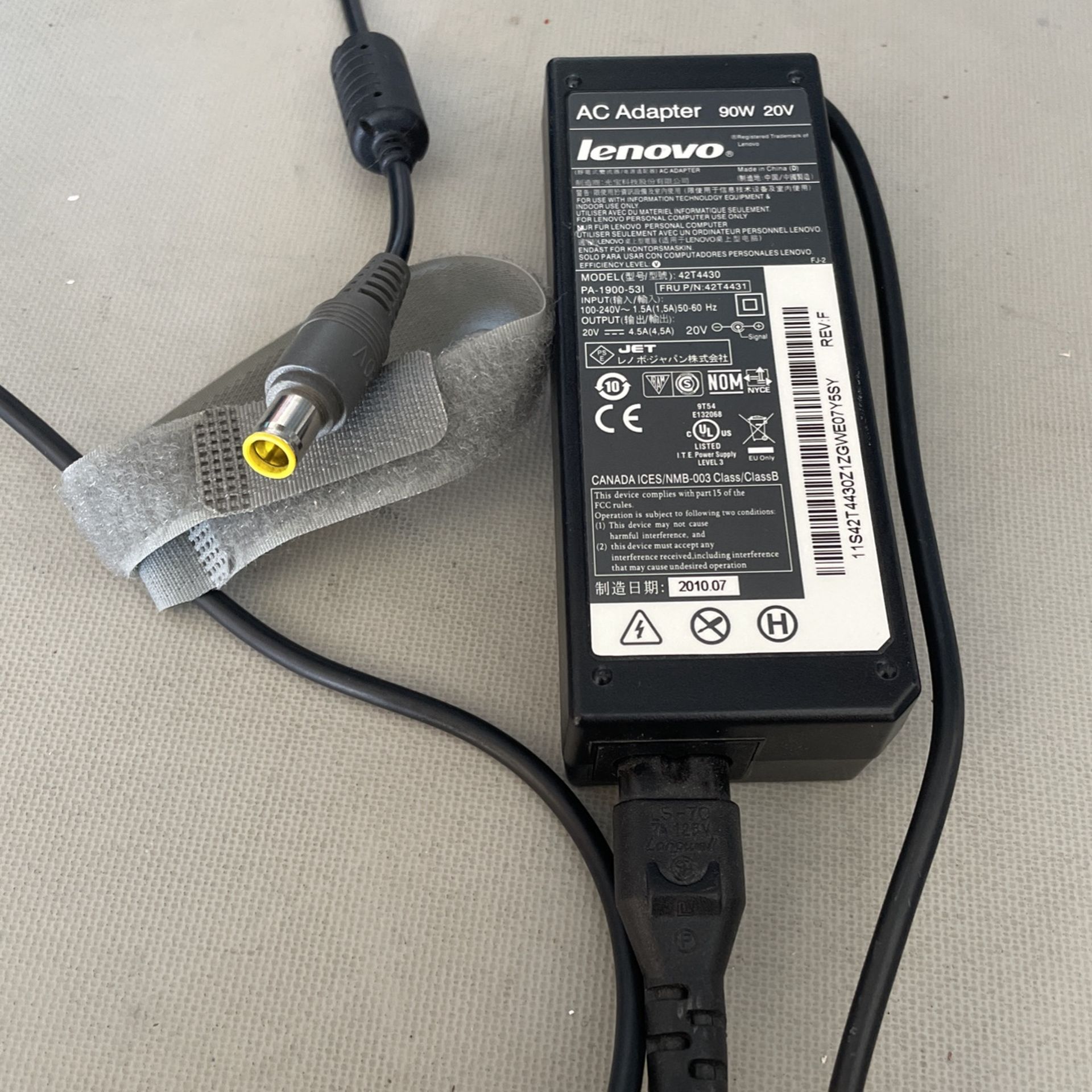 Lenovo Laptop AC Adapter 90w