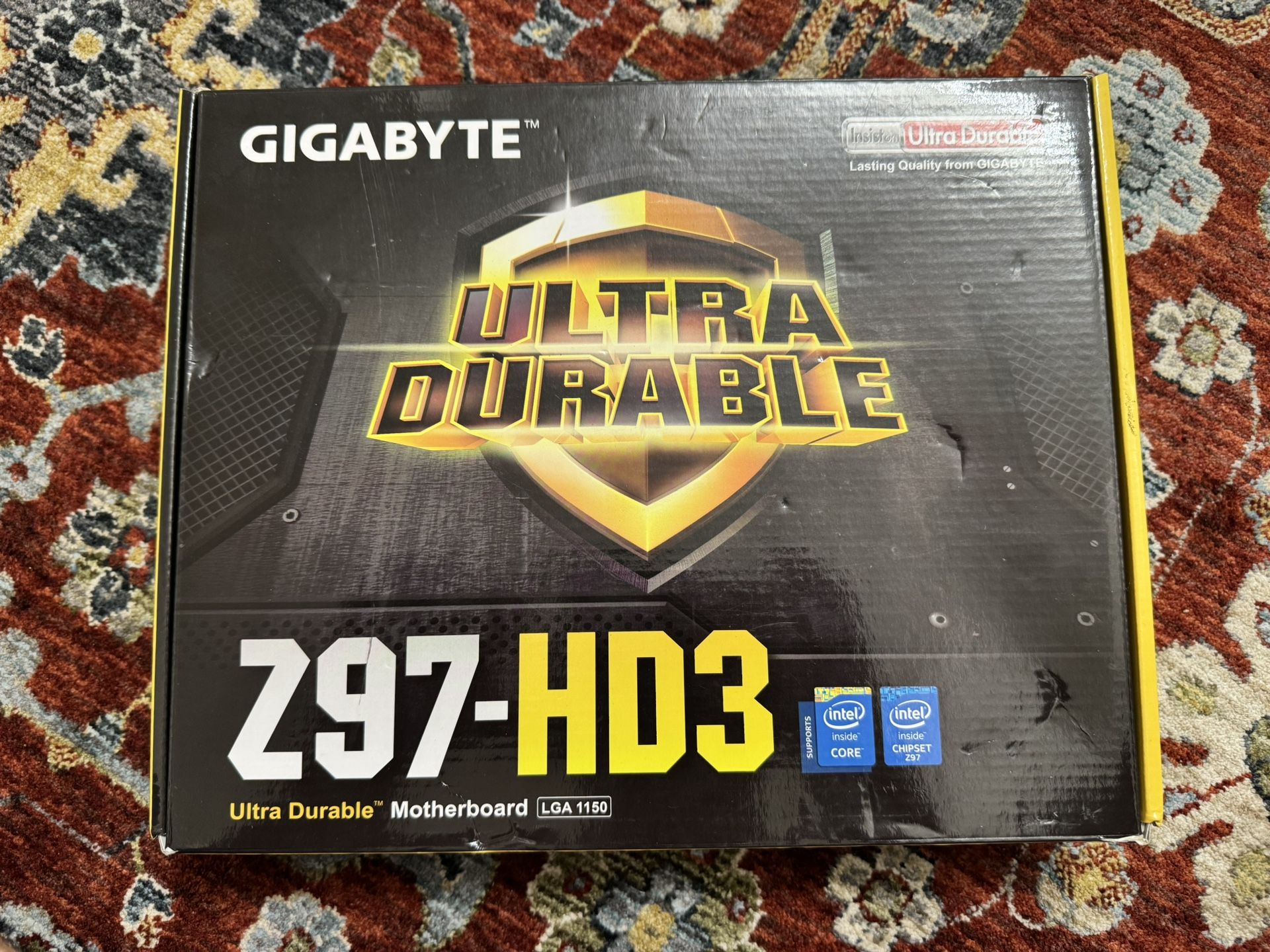 Brand New GIGABYTE Motherboard with Box and All Components Included