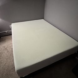 Queen-Size Bed - Mattress + Frame 