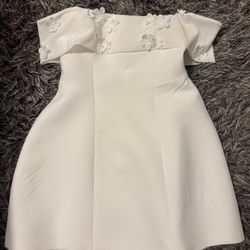 Off The Shoulder White Dress