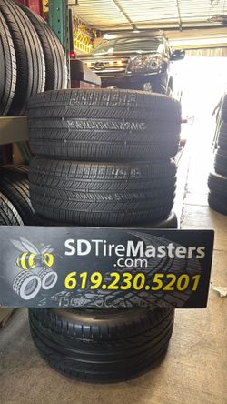 2 Bridgestone run-flat tires (235-45-18)