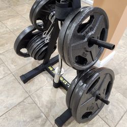Gym Weights Bar Tree