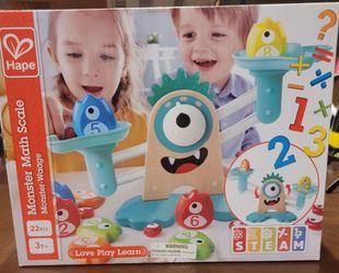 Monster Math Scale - like new