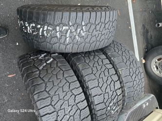 4 used tires 285 70r17 Falken wolpeak At3 $250.00
